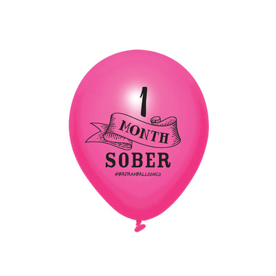 1 month Sober | Soberversary Balloons