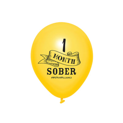 1 month Sober | Soberversary Balloons