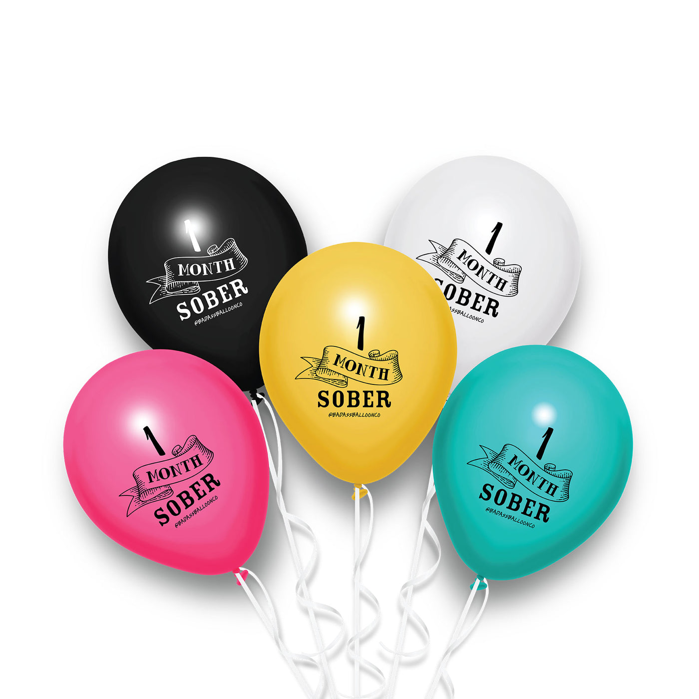 1 month Sober | Soberversary Balloons