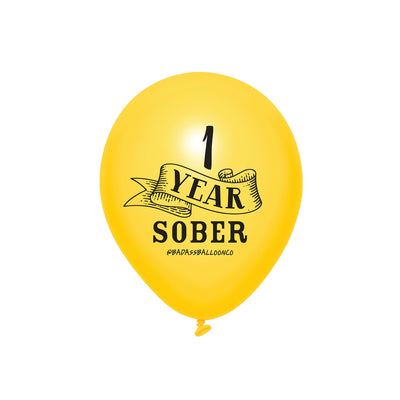 1 month Sober | Soberversary Balloons