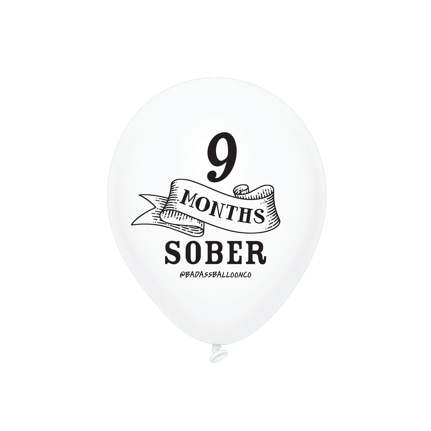 1 month Sober | Soberversary Balloons