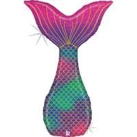 Glittery Mermaid Tail Giant SuperShape Balloon