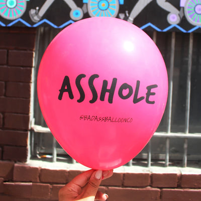 Rude Ass pack / Abusive Balloon Party 12 Pack | Badass Balloons Co