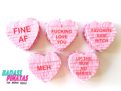 Badass Party Pinatas: Heart Shape