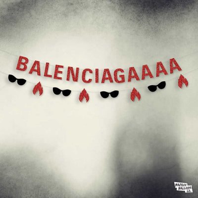 BALENCIAGAAAA | Coven Party Banner | Funny Halloween Decor