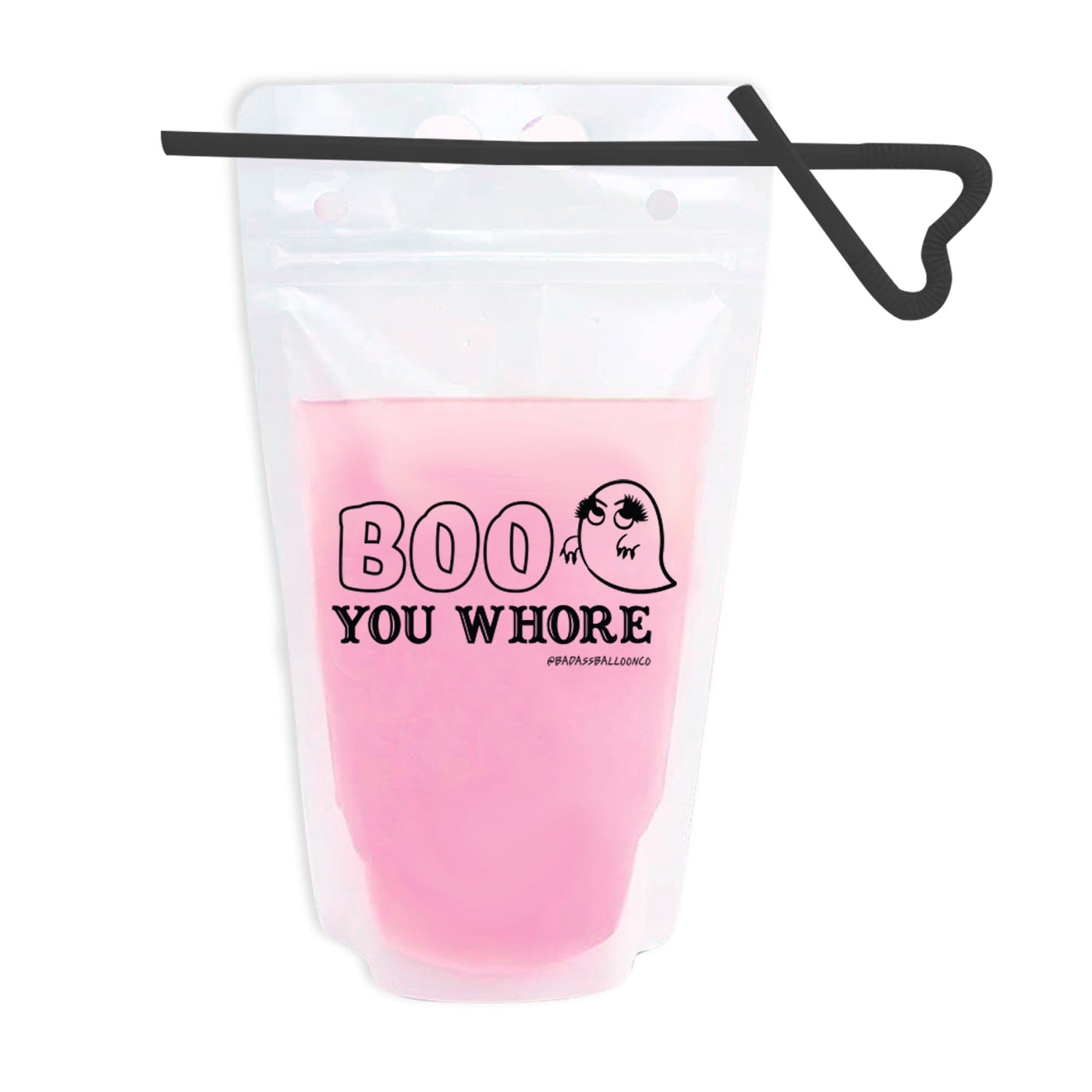 Boo You Whore Drink Pouch | Mean Girls Party Decor