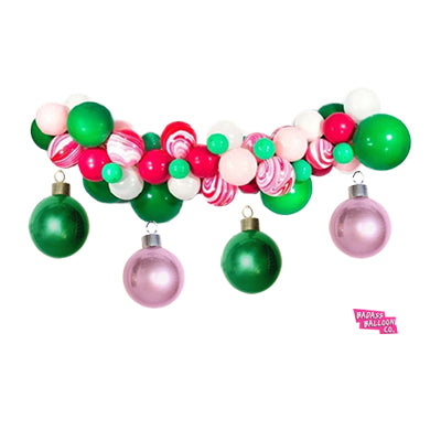 Christmas Ornament Balloon Kit. Christmas Decor and crafts by Badass Balloon