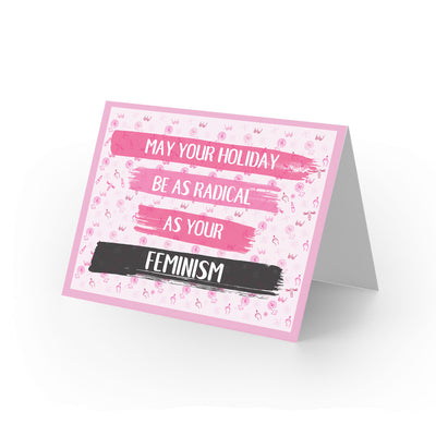 May your Holiday be as Radical as your Feminism Greeting Cards (10pc)