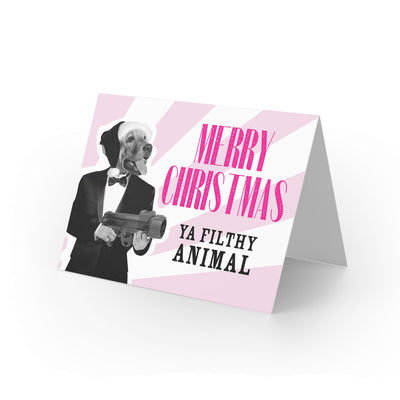 Merry Christmas Ya Filthy Animal Christmas Greeting Cards (10pc)