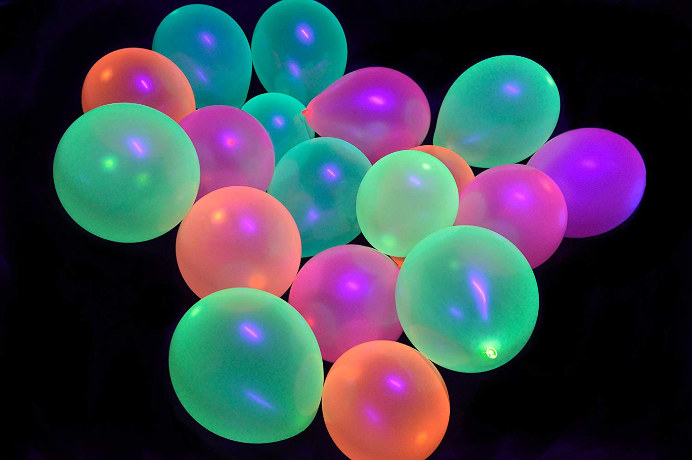 Orange Neon Party Balloons