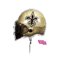 New Orleans Saints Playoff Balloons. Football Shaped Balloon - badassballoonco