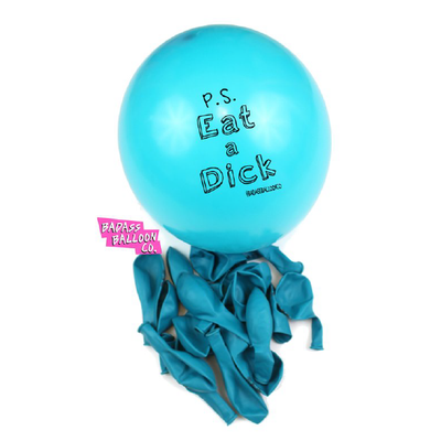 Rude Ass Balloons by Badass Balloon Co. Badass Balloons for Badass People. Funny balloons. Offensive Balloons and Party Favors - badassballoonco