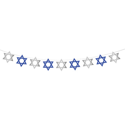 Star of David Paper Banner Party Decor