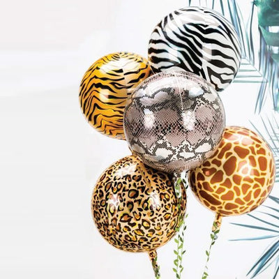 Tiger Animal Print Balloon Spheres