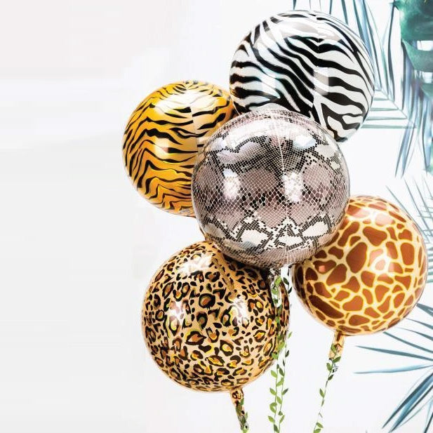 Animal print balloon bouquet - Badass Balloon Co. 