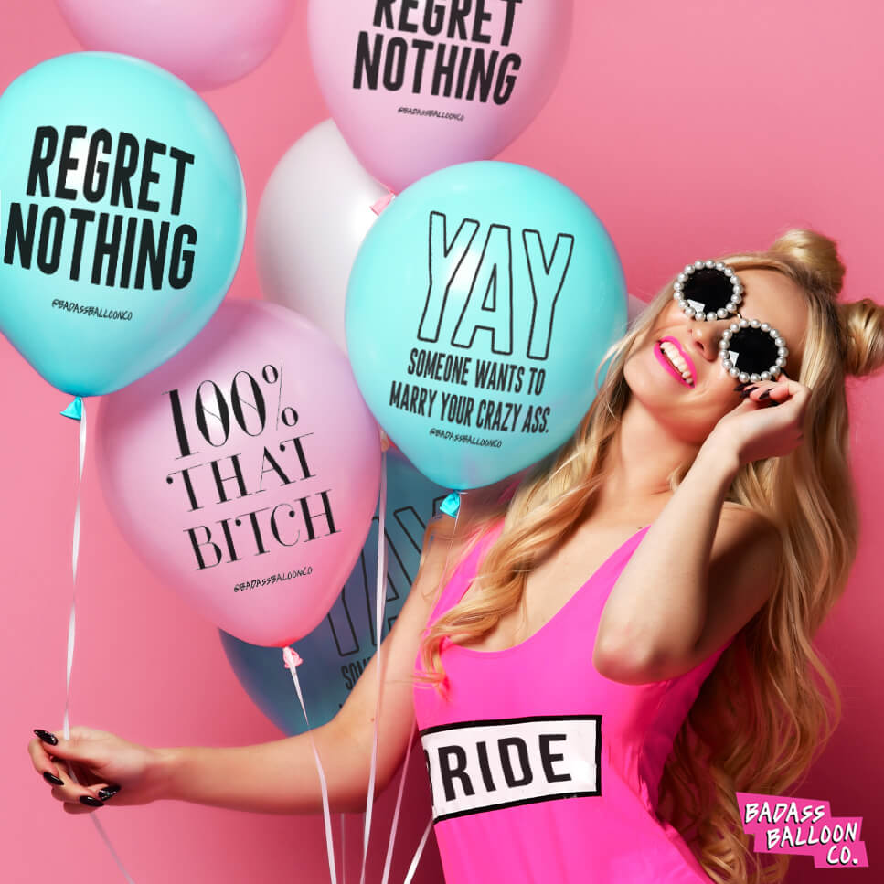 Bachelorette Party Badass Balloons Variety Pack