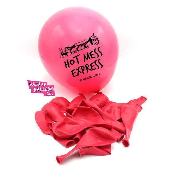 Iconic Birthday Badass Balloon Pack | Funny, Offensive, Abusive Balloons & Party Favors