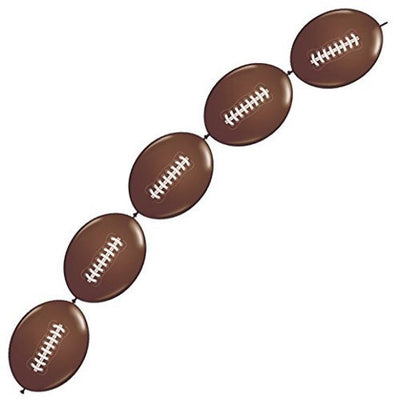 Football Printed Linking Balloon Decor Playoff Championship college football Super Bowl Balloons