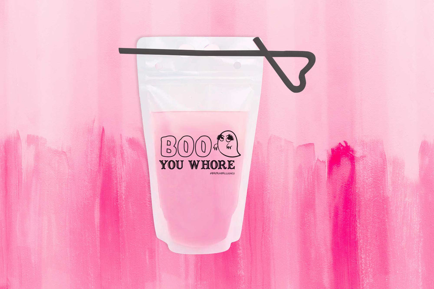 Boo You Whore Drink Pouch | Mean Girls Party Decor