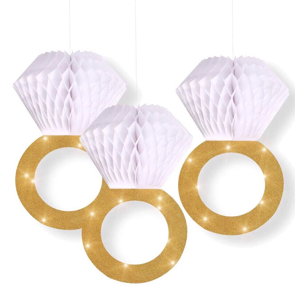 Diamond Ring Bridal Honeycomb