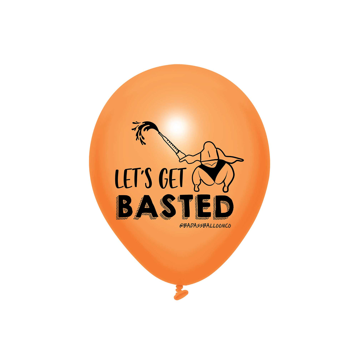 Let's Get Basted Thanksgiving balloon