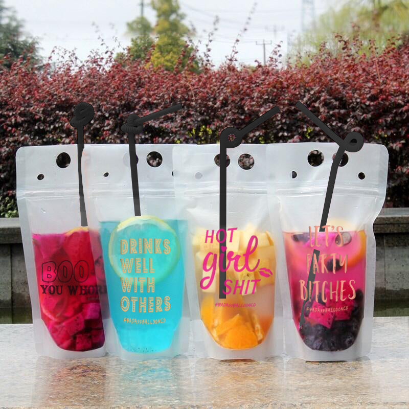 Let's Party Bitches Drink Pouch | Bachelorette Party Decor