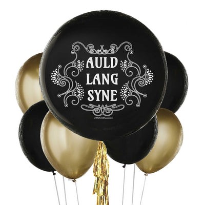 Auld Lang Syne | Badass Jumbo Balloon Bouquet | New Year Decoration