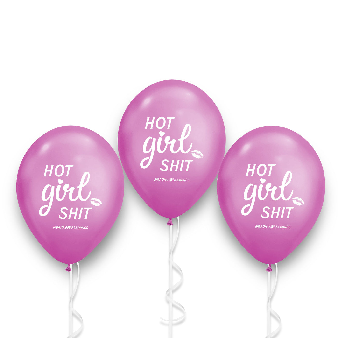 Chrome Print "Hot Girl Shit" Party Balloon