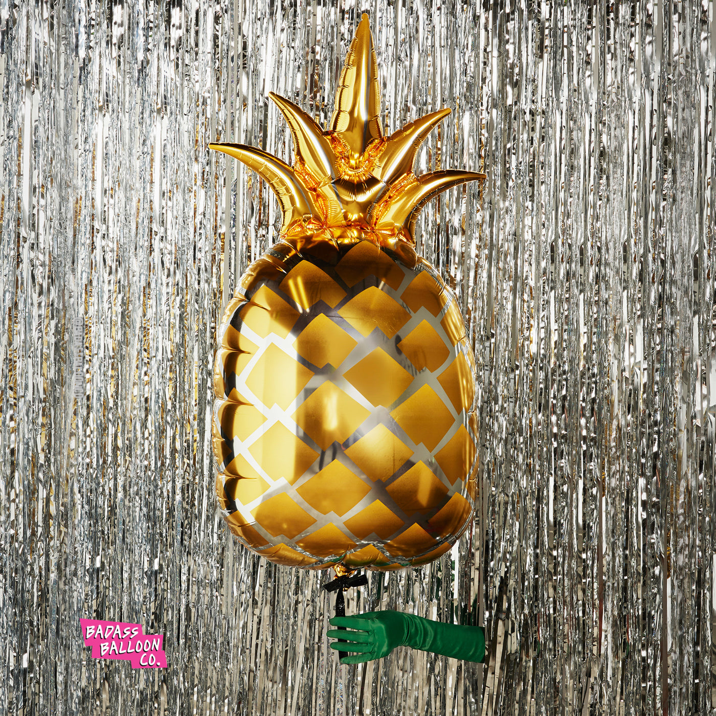 Bling Bling Pineapple Holographic Super Shape Balloon