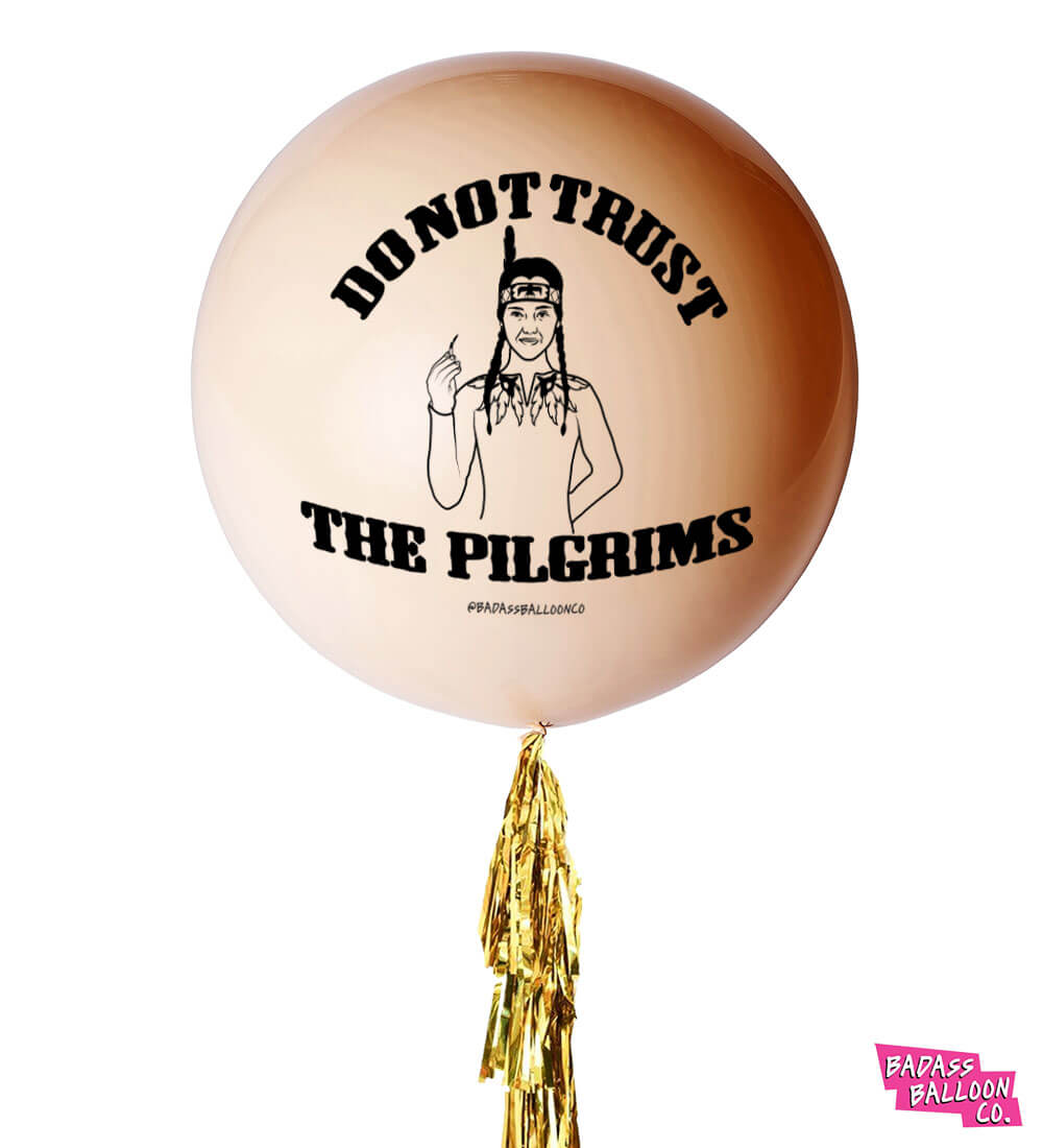 Wednesday Addams Thanksgiving 2-Pack Jumbo Balloons with Tassel